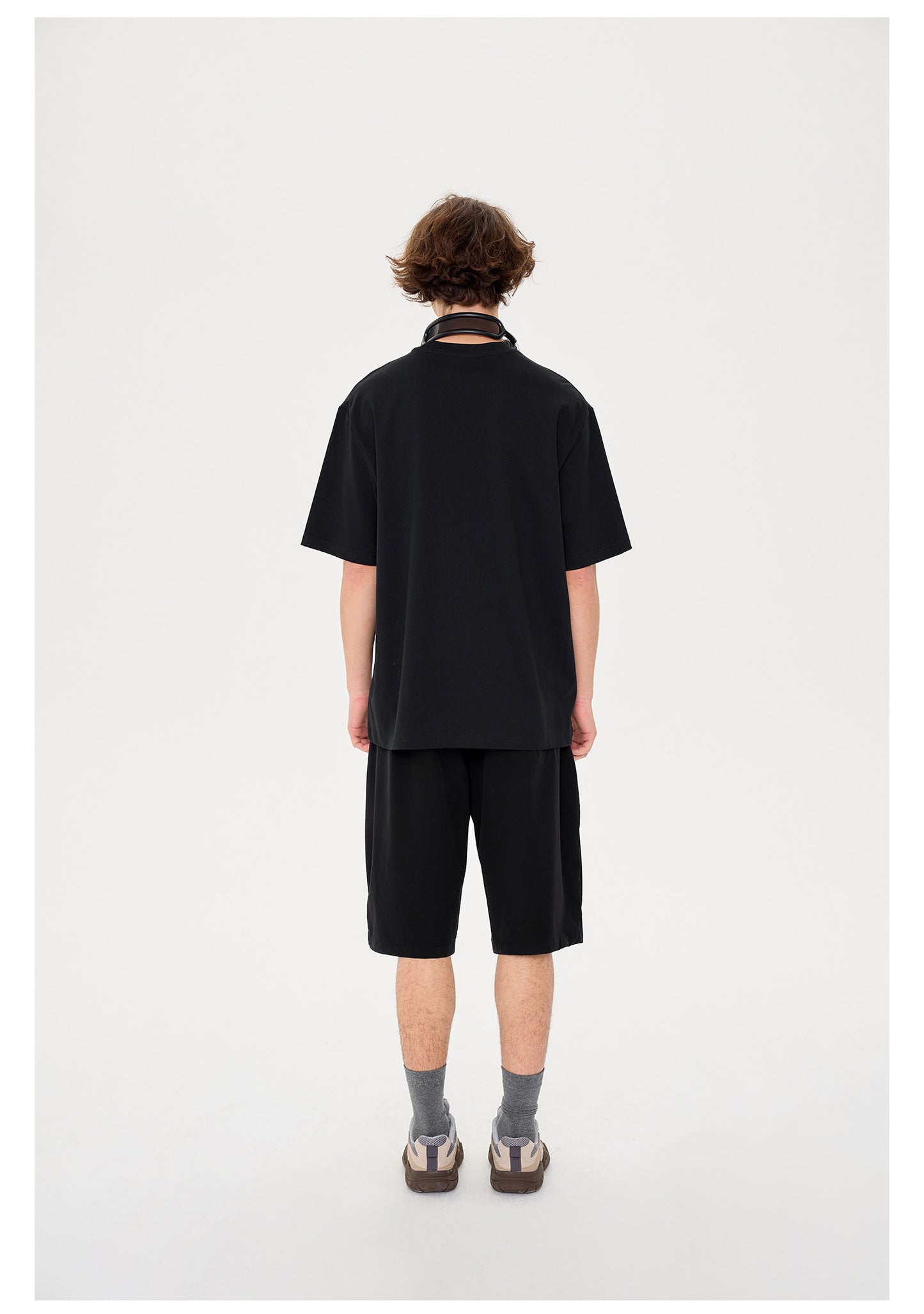 SAMESAME Outdoor Quick-dry Graphic Tee - Black