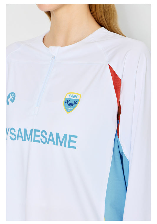 Sports Cycling Badminton Long Sleeved Shirt - White
