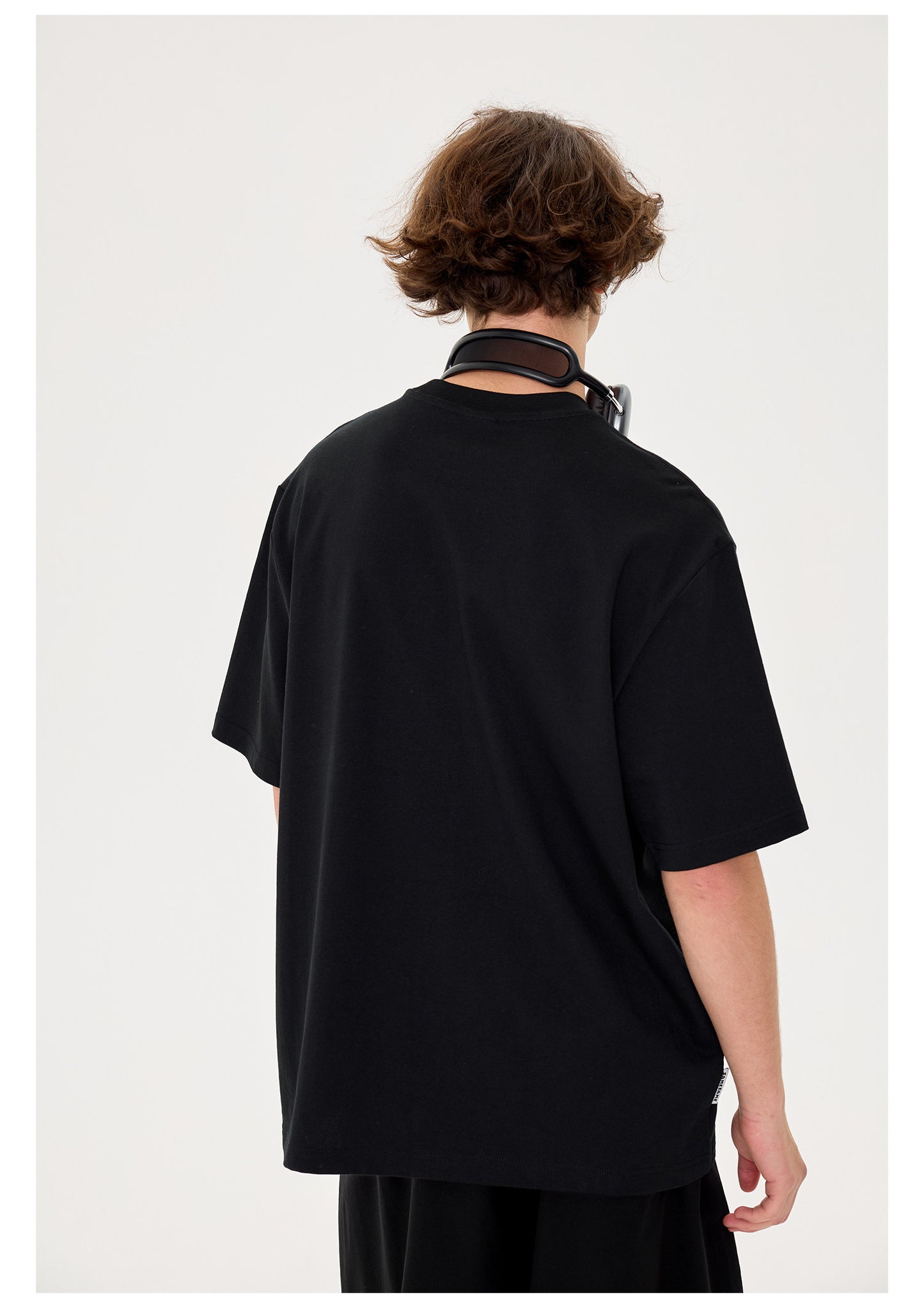 SAMESAME Outdoor Quick-dry Graphic Tee - Black