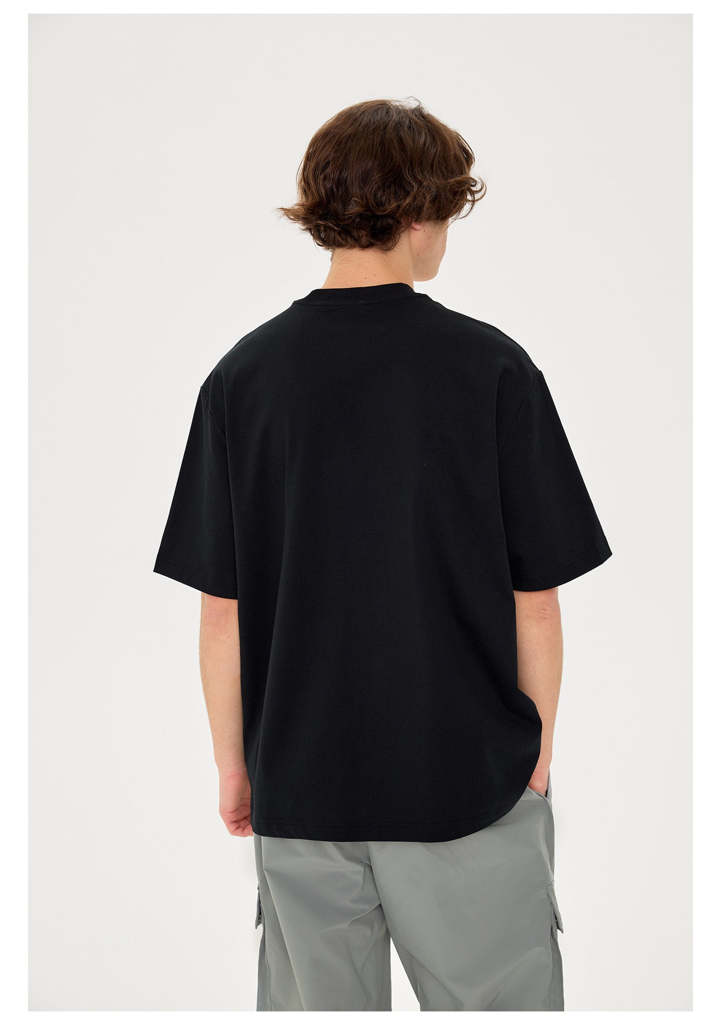 SAMESAME Little Monster Print Graphic Tee - Black