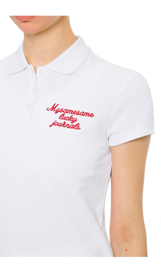 SAMESAME Polo Golf Tee - White