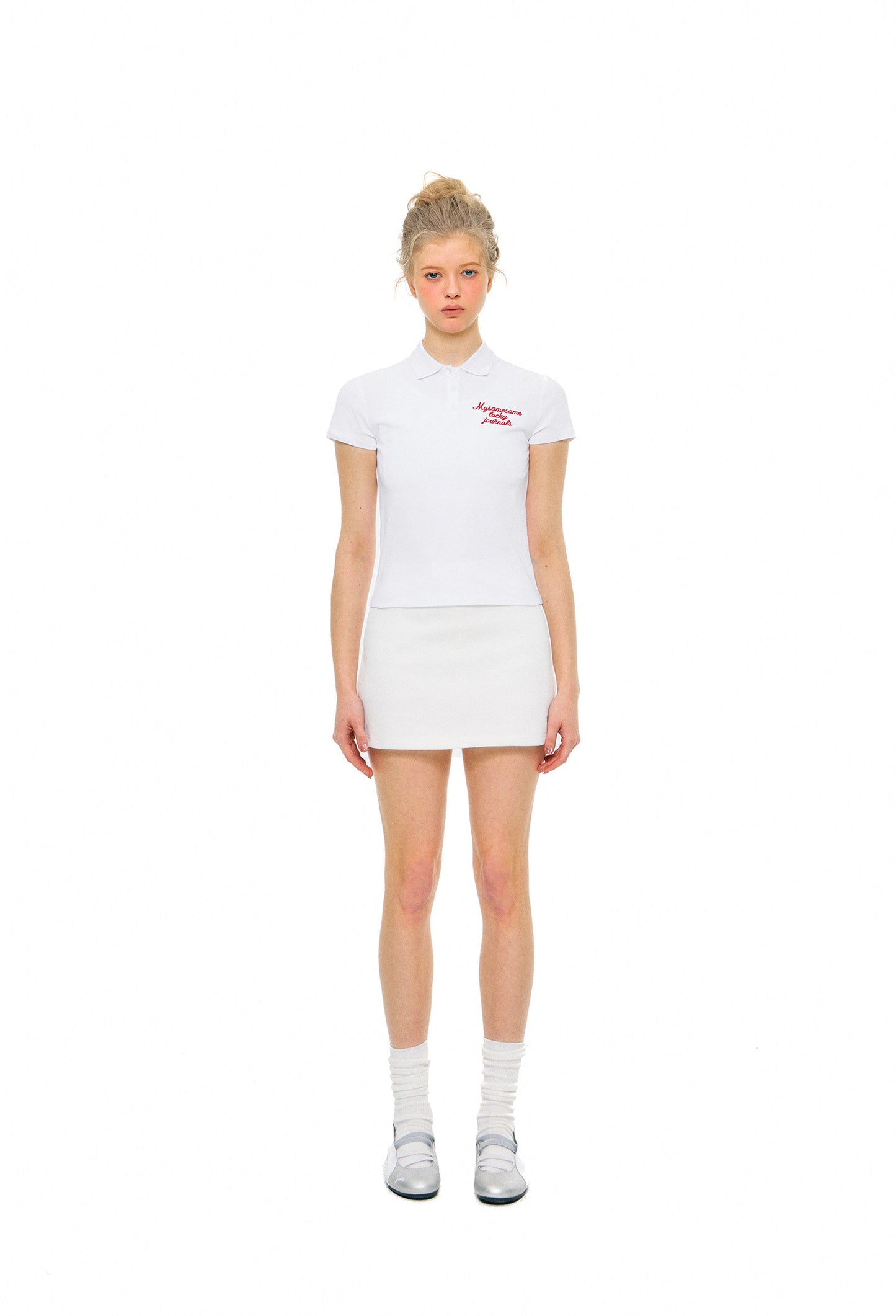 SAMESAME Polo Golf Tee - White