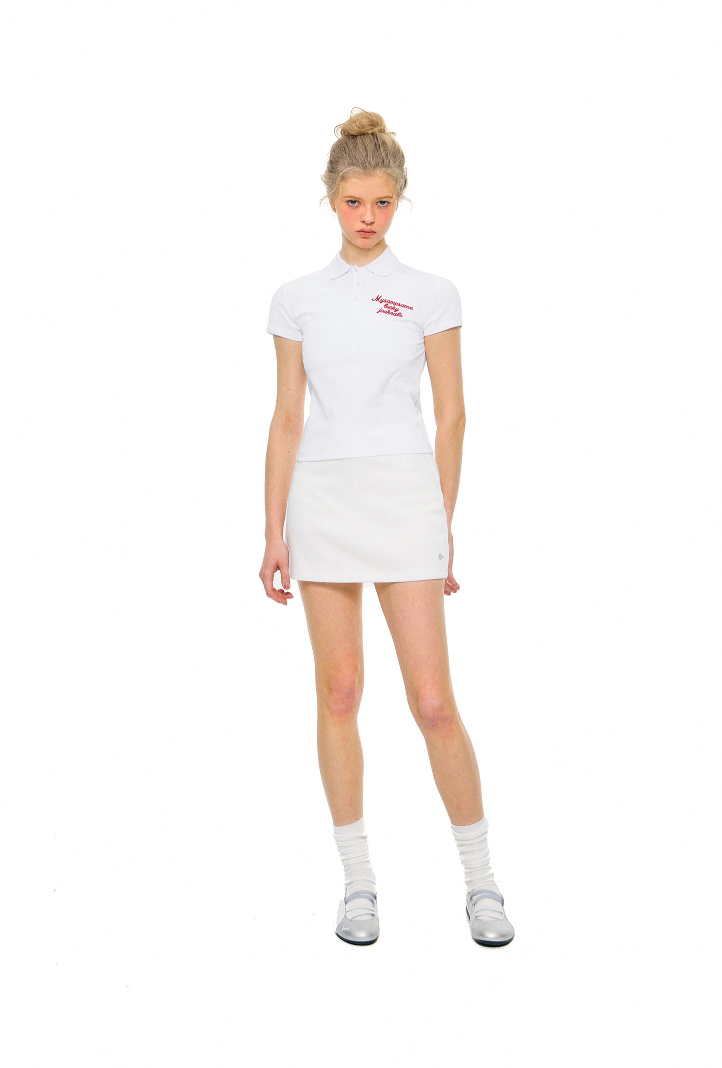 SAMESAME Polo Golf Tee - White
