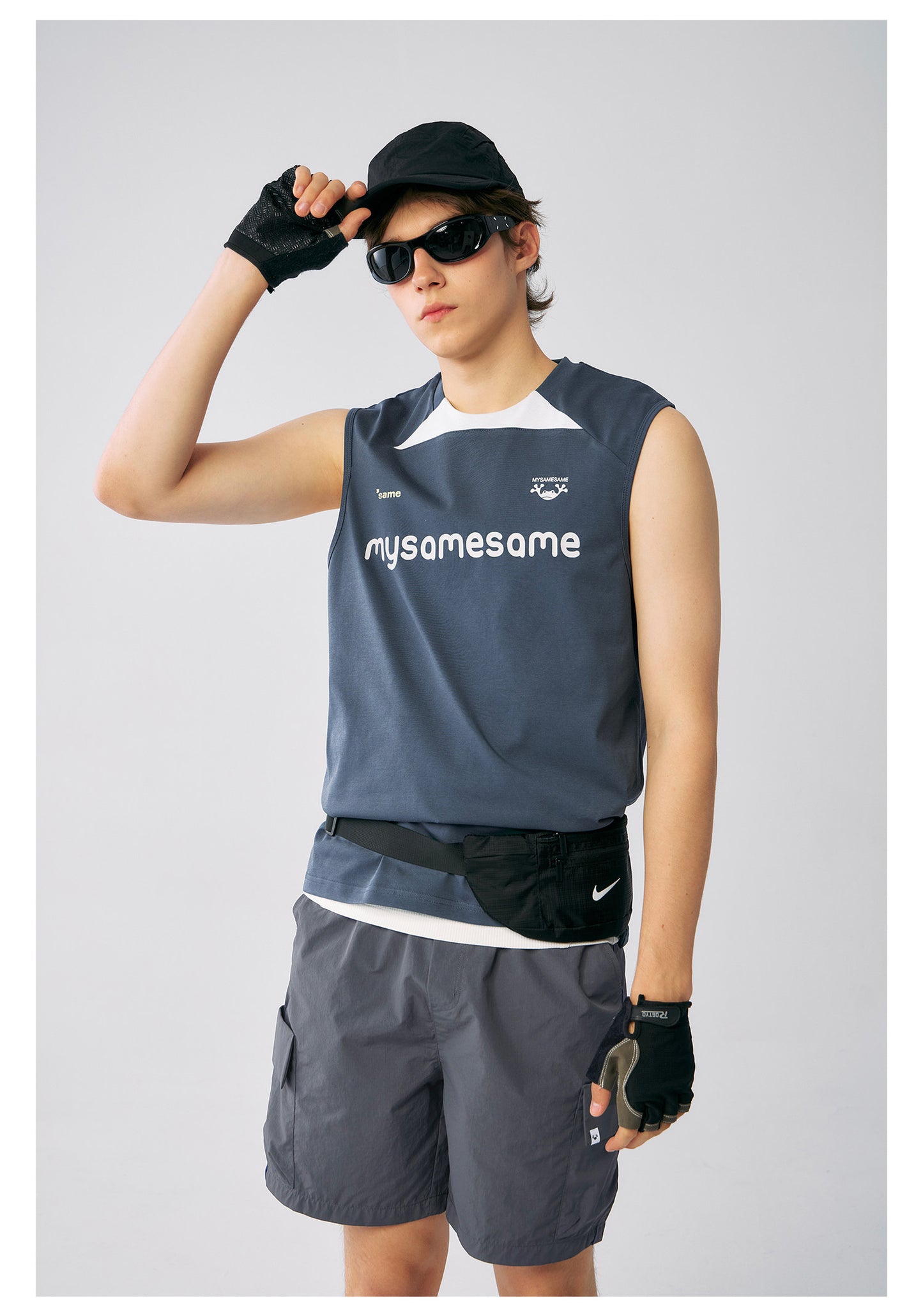 SAMESAME Fitness Running Vest - Gray