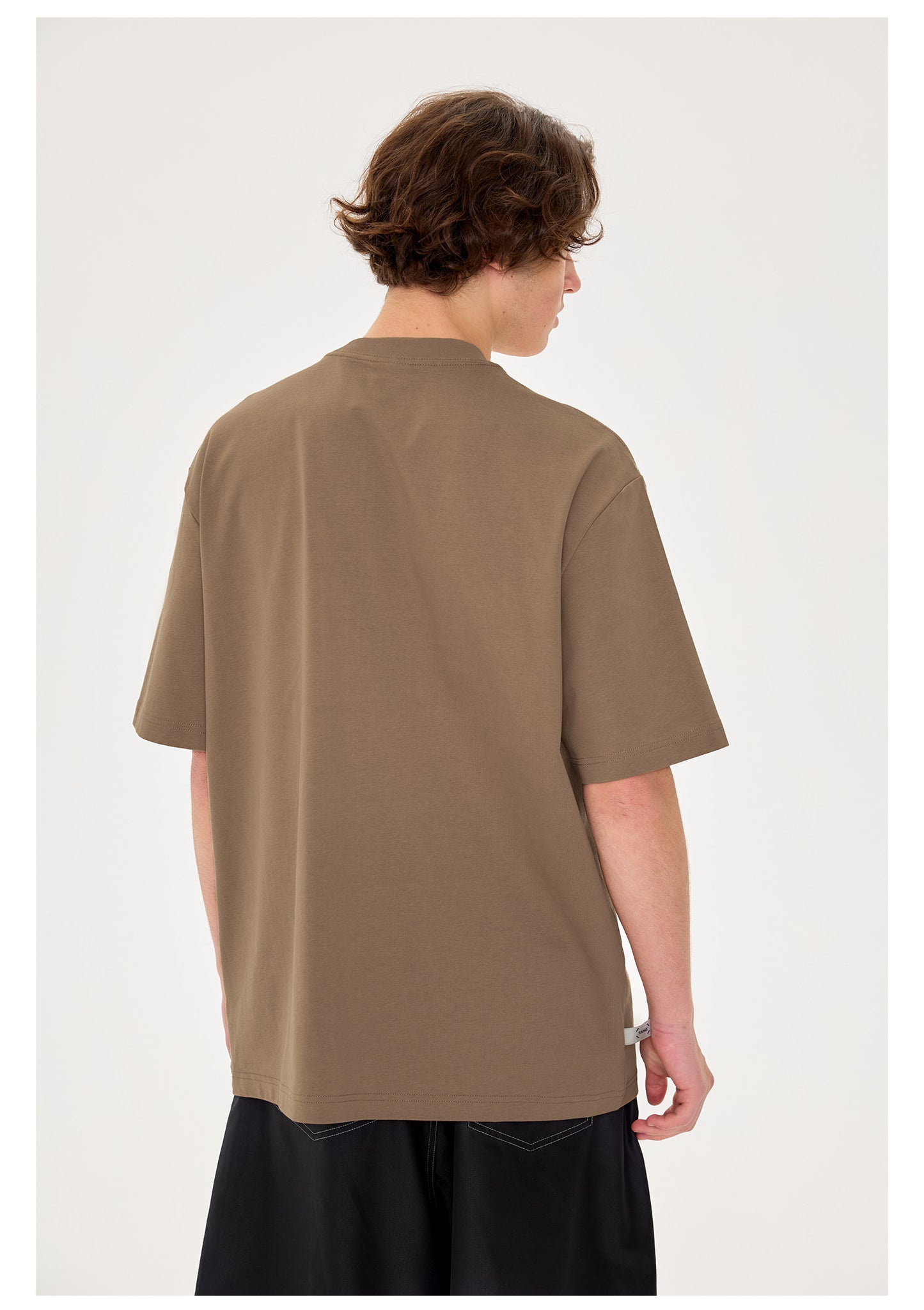 SAMESAME Little Monster Print Graphic Tee - Brown