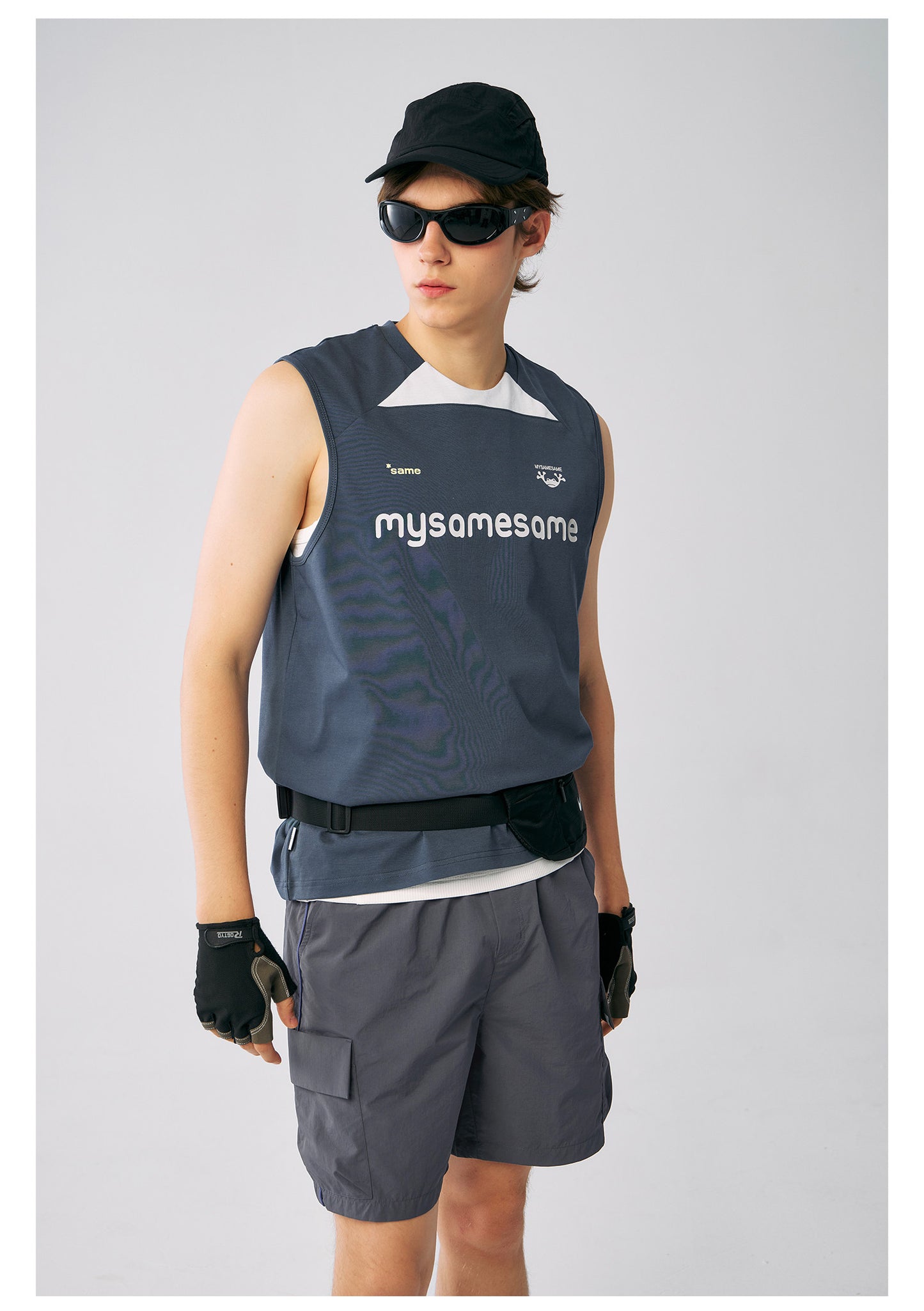 SAMESAME Fitness Running Vest - Gray