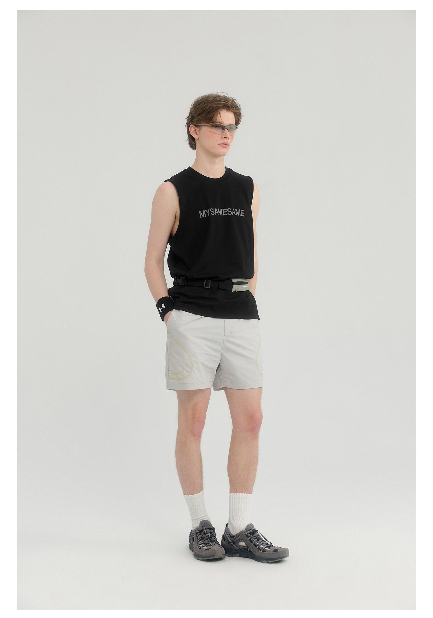 SAMESAME Solid Fitness tank top - Black