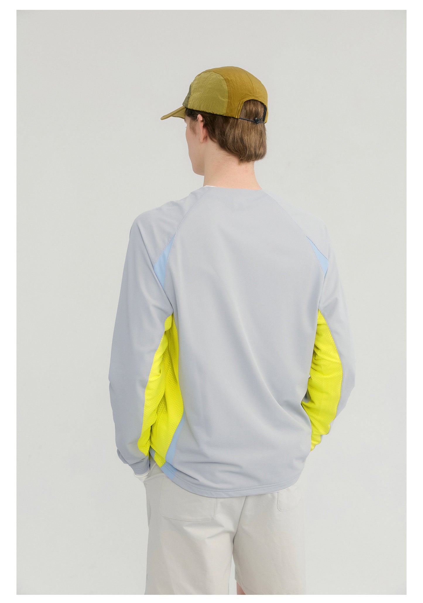 Sports Cycling Badminton Long Sleeved Shirt - Light Gray