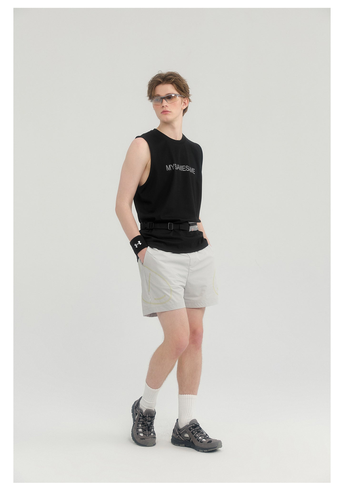 SAMESAME Solid Fitness tank top - Black