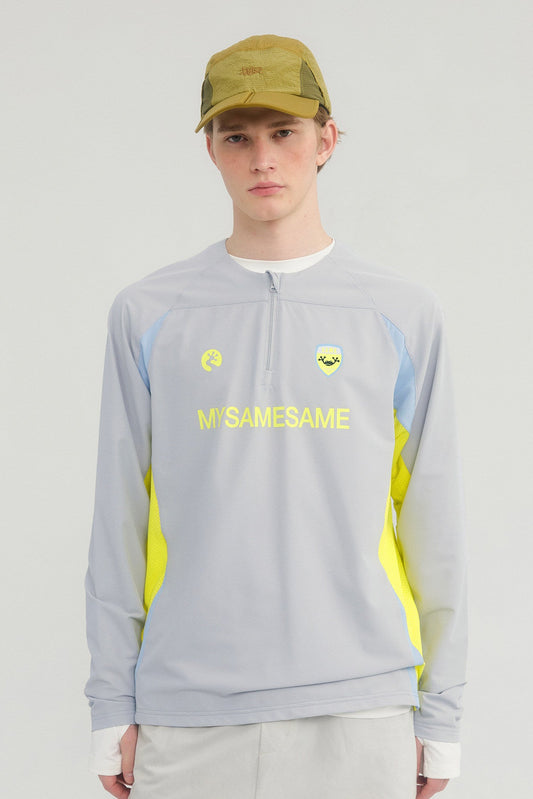 Sports Cycling Badminton Long Sleeved Shirt - Light Gray