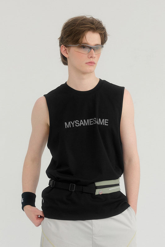 SAMESAME Solid Fitness tank top - Black
