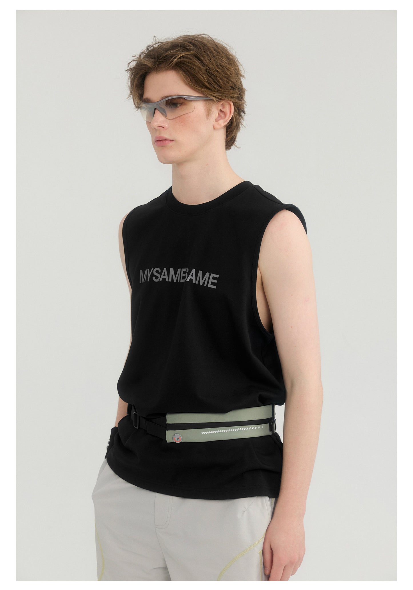 SAMESAME Solid Fitness tank top - Black