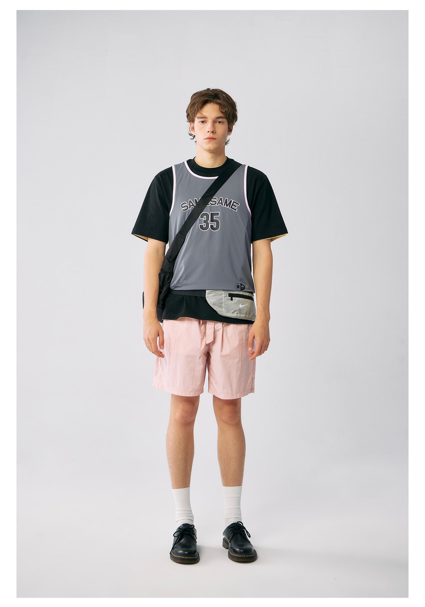 SAMESAME Basketball Tank Top - Gray