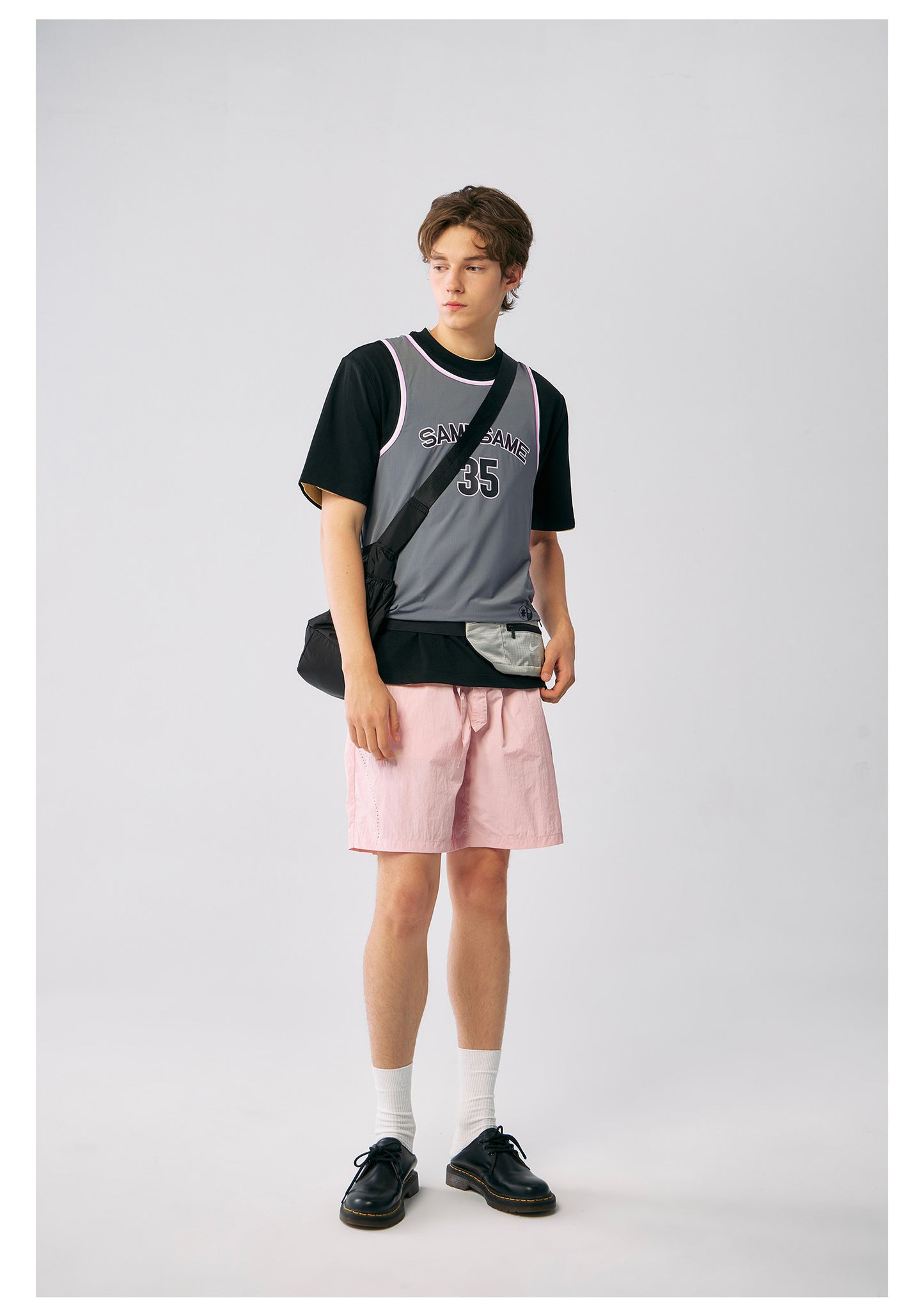 SAMESAME Basketball Tank Top - Gray