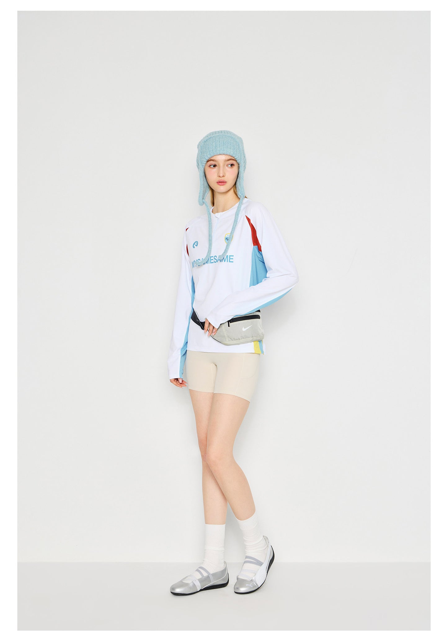 Sports Cycling Badminton Long Sleeved Shirt - White