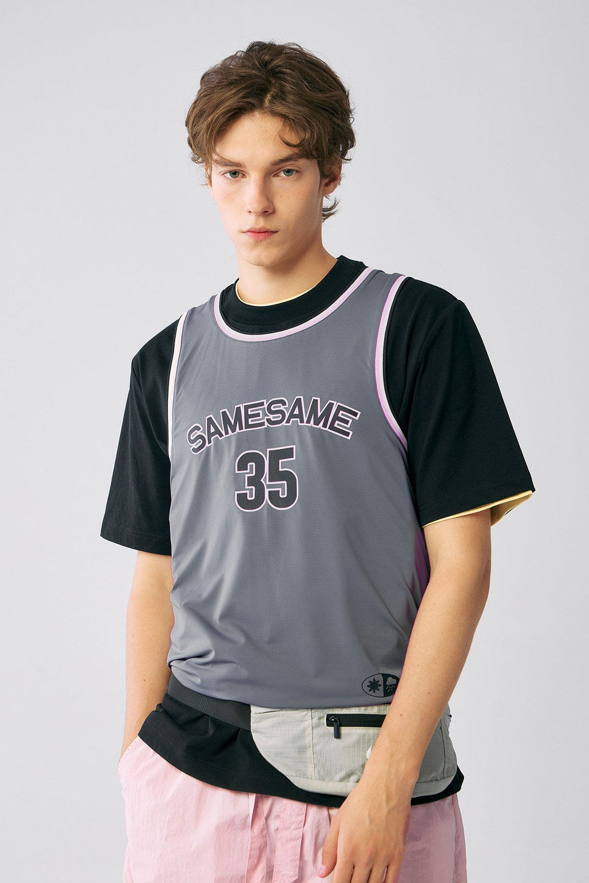 SAMESAME Basketball Tank Top - Gray