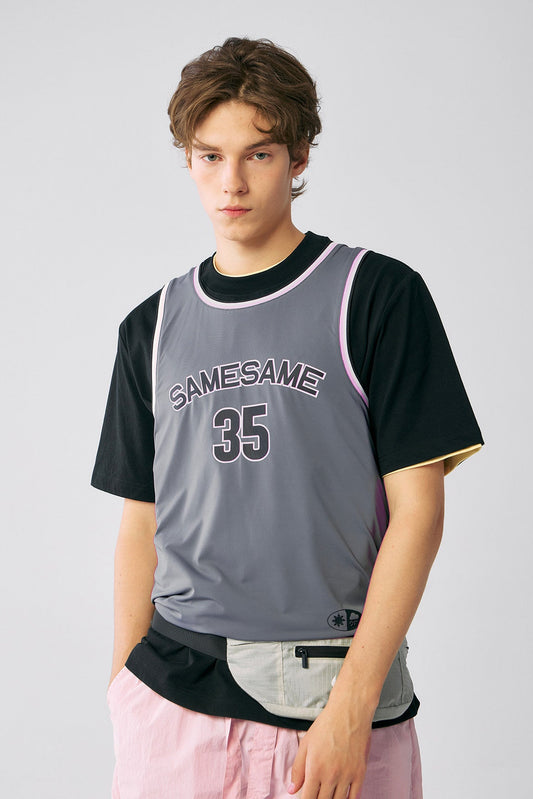 SAMESAME Basketball Tank Top - Gray