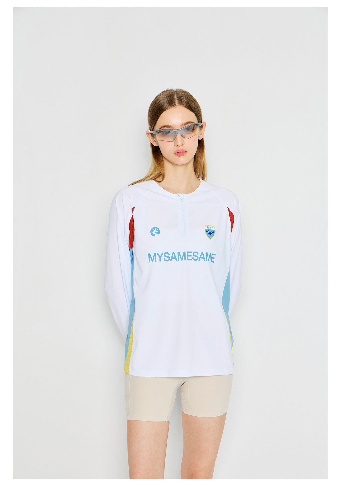 Sports Cycling Badminton Long Sleeved Shirt - White