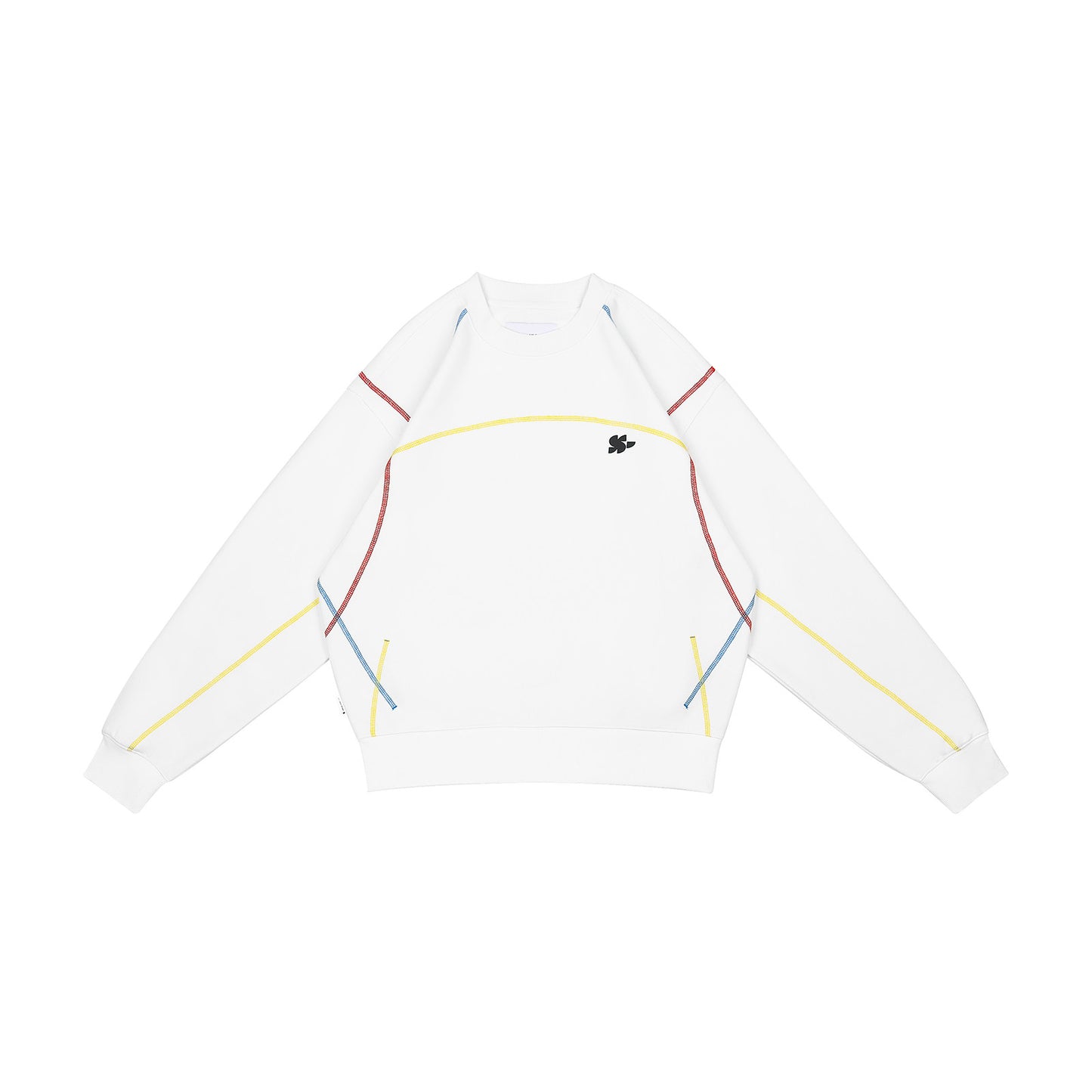 Sporty Quick Drying Long Sleeved Sweatshirt - White