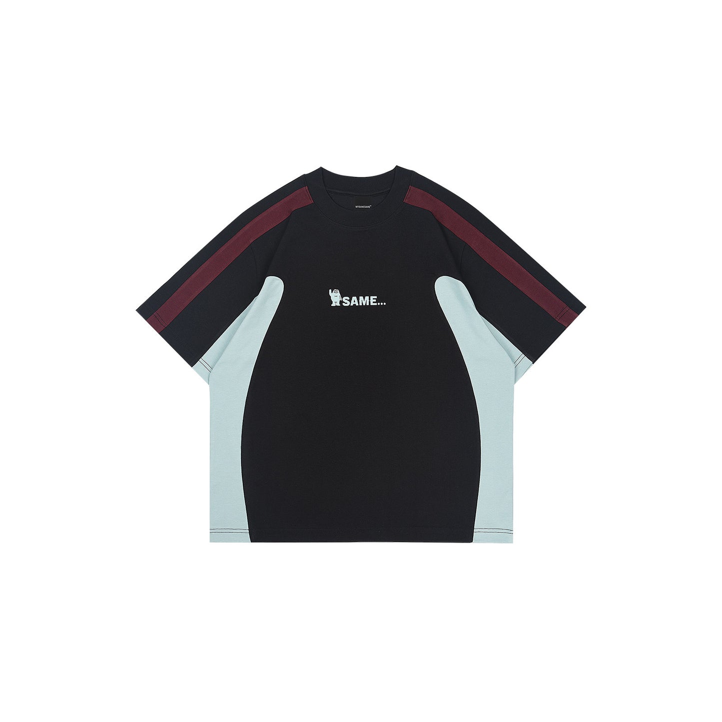 Quick Drying Antibacterial Embroidered Tee - Black