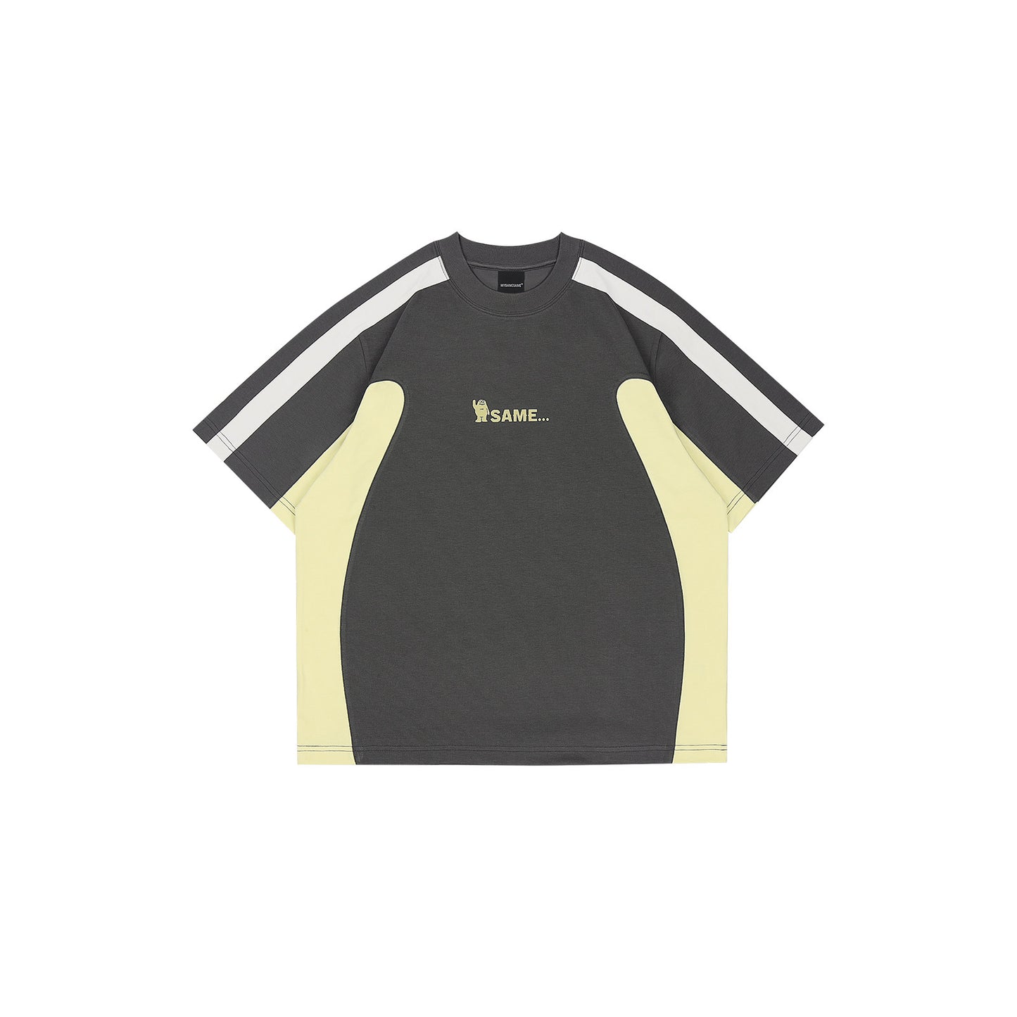 Quick Drying Antibacterial Embroidered Tee - Gray